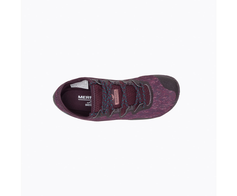 Chaussures Trail Running Merrell Vapor Glove 5 Femme Bordeaux | 5891-LGIRK