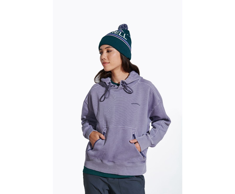 Sweat À Capuche Merrell Scout Pullover Femme Violette | 7958-MJPED